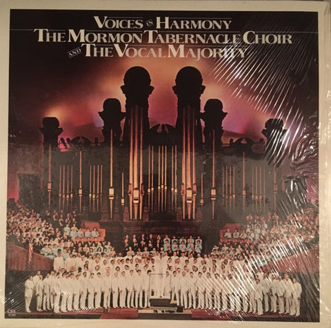 Mormon Tabernacle Choir, The Vocal Majority – Voices In Harmony - New LP Record 1987 FM USA Vinyl - Gospel