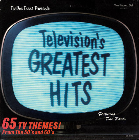 Various ‎– Television's Greatest Hits (65 TV Themes! From The 50's And 60's) - Mint- 2 LP Record 1985 TeeVee Toons USA Vinyl - Soundtrack / Theme