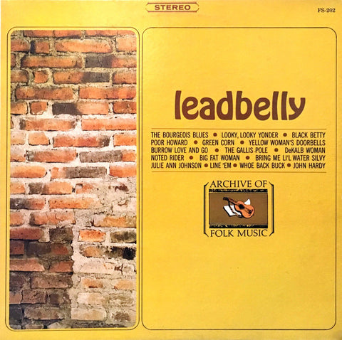 Leadbelly ‎– Leadbelly - VG+ Lp Record 1965  Everest USA Vinyl - Blues / Country Blues