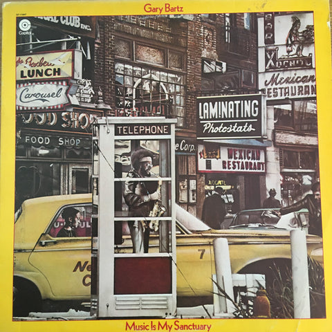 Gary Bartz – Music Is My Sanctuary - VG+ LP Record 1977 Capitol USA Vinyl - Jazz / Jazz-Funk / Funk