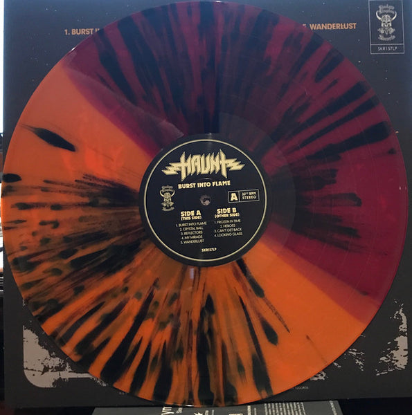 Haunt – Burst Into Flame - New Lp 2018 Shadow Kingdom Red/Orange Vinyl - Metal - Shuga Records