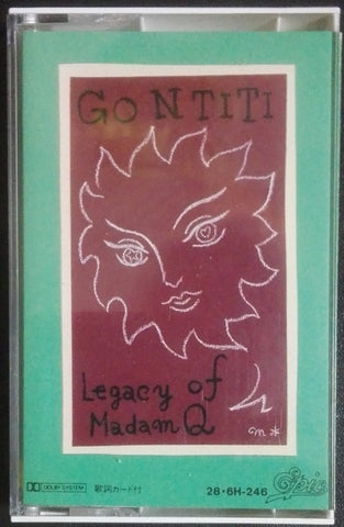 Gontiti – Legacy Of Madam Q - Used Cassette Epic 1987 Japan - Electronic