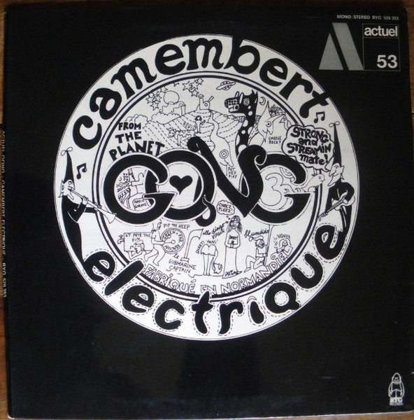Gong – Camembert Electrique - Mint- LP Record 1971 BYG Actuel France Vinyl & 2x Inserts - Psychedelic Rock / Space Rock / Prog Rock - Shuga Records