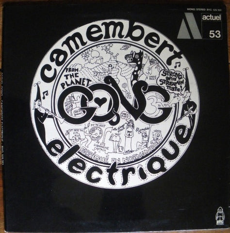 Gong – Camembert Electrique - Mint- LP Record 1971 BYG Actuel France Vinyl & 2x Inserts - Psychedelic Rock / Space Rock / Prog Rock