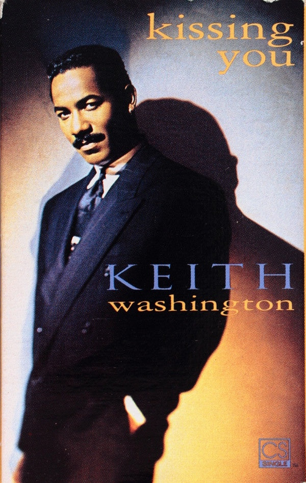 Keith Washington – Kissing You - Mint- Cassette Single 1991 Warner Qwest USA Tape - New Jack Swing / Soul / R&B - Shuga Records