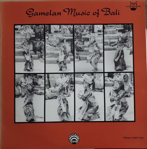 Unknown Artist – Gamelan Music Of Bali - VG+ LP Record 1963 Lyrichord Stereo USA Vinyl - World / Gamelan - Shuga Records