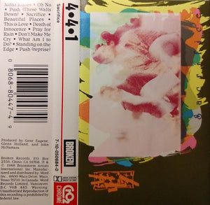 4•4•1 – Sacrifice - Used Cassette 1988 Broken Tape - Alternative Rock / New Wave