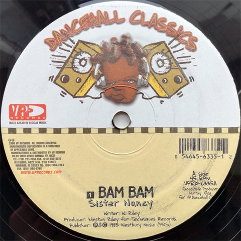 Sister Nancy – Bam Bam (1982) - New 12" Single Record 2018 VP Records Vinyl - Reggae / Dancehall