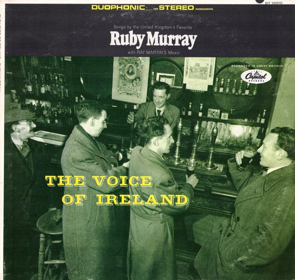 Ruby Murray With Ray Martin's Orchestra – The Voice Of Ireland (1956) - VG+ LP Record 1962 Capitol USA Vinyl - World / Celtic / Folk - Shuga Records