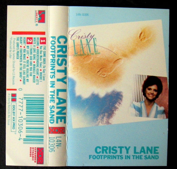 Cristy Lane – Footprints In The Sand - Used Cassette Liberty USA - Folk / World