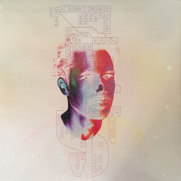 Matthew Dear - Bunny - New 2 LP Record 2018 Ghostly International Rainbow Splatter Vinyl & Download - Electronic / Leftfield / Indie Rock / Dance-pop - Shuga Records