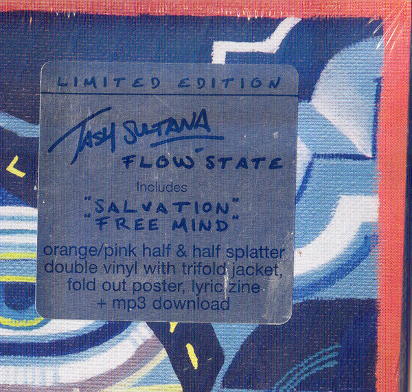 Tash Sultana - Flow State - New 2 LP Record 2018 Mom + Pop Orange & Pink Splatter Vinyl, Poster, Lyric Zine & Download - Indie Rock / Psychedelic Rock - Shuga Records
