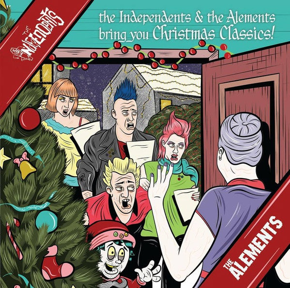 The Independents / The Alements – Bring You Christmas Classics! - New 7" Single Record 2017 Snubbed Green Vinyl - Holiday / Pop Punk