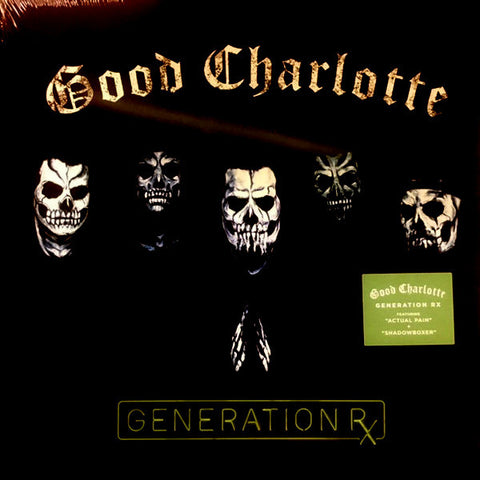 Good Charlotte ‎– Generation Rx - New LP Record 2018 BMG Europe Import Vinyl & Download - Pop Punk / Alt-Rock
