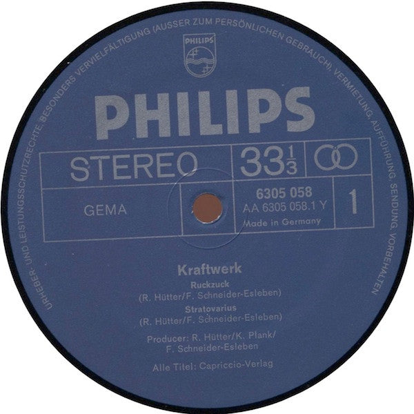 Kraftwerk – Kraftwerk - Mint- LP Record 1970 Philips Germany Original Vinyl & Gatefold - Electronic / Krautrock / Experimental - Shuga Records