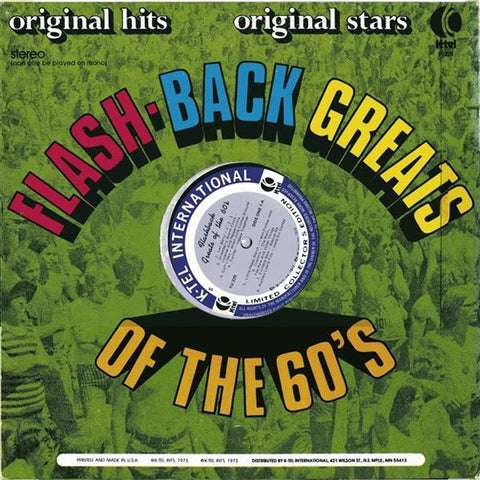 Various ‎– Flash-Back Greats Of The 60's - New Vinyl Record(1972 Original Press) -Rock/Soul/Jazz