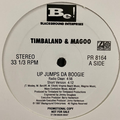 Timbaland & Magoo – Up Jumps Da Boogie - VG+ 12" Single Record 1997 Atlantic USA Promo Vinyl - Hip Hop