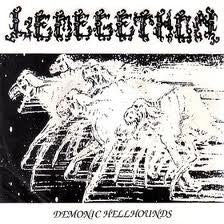Lemegethon – Demonic Hellhounds - VG+ 7" EP Record 1994 Wounded Love Italy Vinyl & Insert -  Black Metal