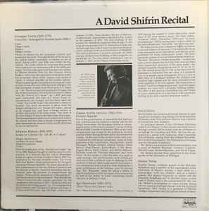 David Shifrin – A David Shifrin Recital - Mint- LP Record 1975 Advent USA Vinyl - Classical - Shuga Records