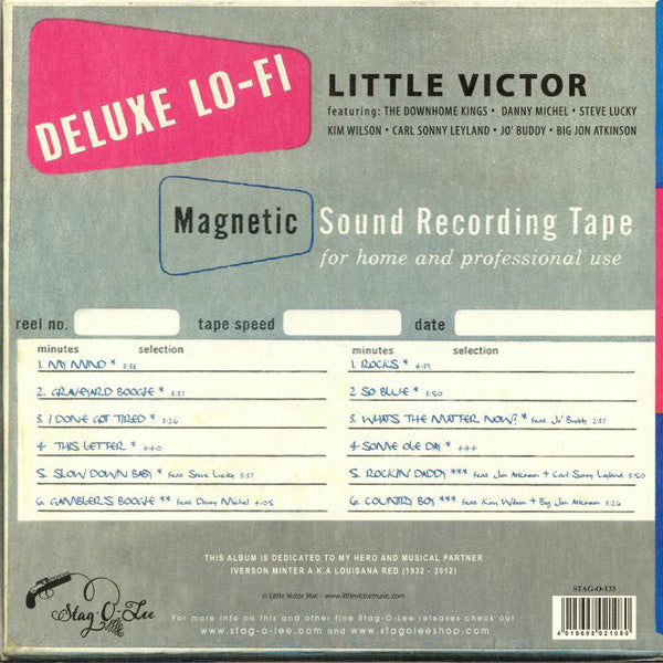 Little Victor ‎– Deluxe Lo-Fi - New LP Record 2018 Stag-O-Lee German Import Vinyl - Blues / Electric Blues / Louisiana Blues