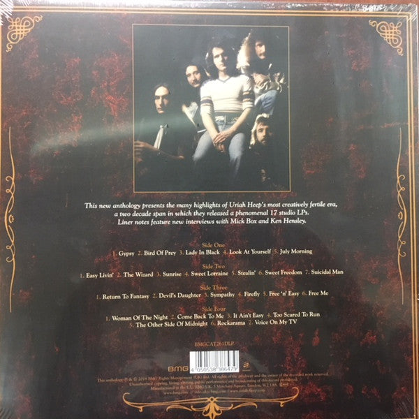 Uriah Heep ‎– Your Turn To Remember - The Definitive Anthology 1970-1990 - Mint- 2 LP Record 2018 BMG/Sanctuary Europe 180 gram Vinyl - Classic Rock / Hard Rock - Shuga Records
