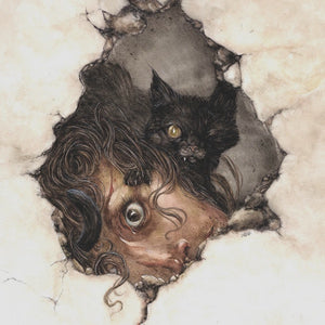 Edgar Allan Poe , Score By Fabio Frizzi , Read By Anthony D. P. Mann – The Black Cat - Mint- 2 LP Record 2018 Cadabra White Translucent & Black 180 gram Vinyl - Spoken Word / Audiobook / Score