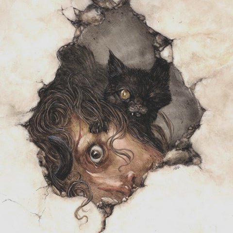 Edgar Allan Poe , Score By Fabio Frizzi , Read By Anthony D. P. Mann – The Black Cat - Mint- 2 LP Record 2018 Cadabra White Translucent & Black 180 gram Vinyl - Spoken Word / Audiobook / Score