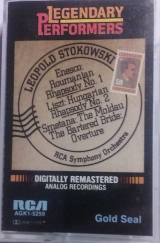 RCA Victor Symphony Orchestra, Leopold Stokowski – Legendary Performers - Used Cassette 1984 RCA Tape - Classical / Romantic