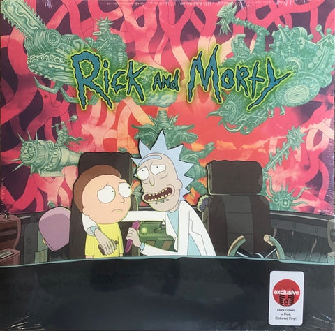 Various ‎– The Rick And Morty - Mint- 2 LP Record 2018 Sub Pop Target Exclusive Dark Green & Pink Vinyl - Soundtrack