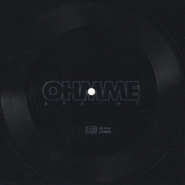 Ohmme – Apathy - New 7" Single Record 2018 Joyful Noise Promo Flexi-disc - Indie Rock / Art Rock
