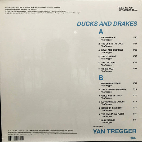 Yan Tregger – Ducks & Drakes (1979) - New LP Record 2018 BBE UK Import Vinyl - Soul / Psychedelic / Disco - Shuga Records