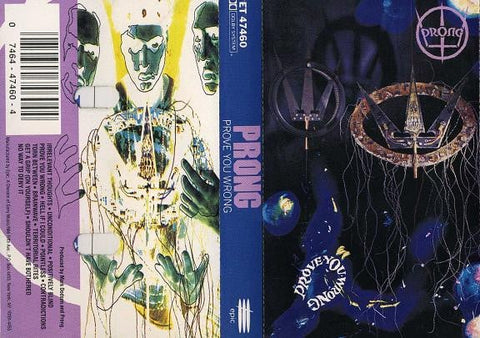 Prong – Prove You Wrong - Used Cassette 1991 Epic Tape - Rock / Thrash / Groove Metal