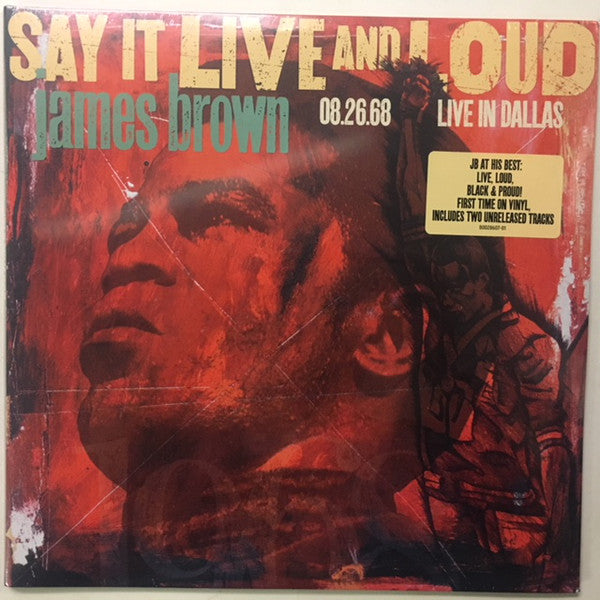 James Brown ‎– Say It Live And Loud (08.26.68 Live In Dallas) - New 2 LP Record 2019 Republic Vinyl - Funk / Soul - Shuga Records