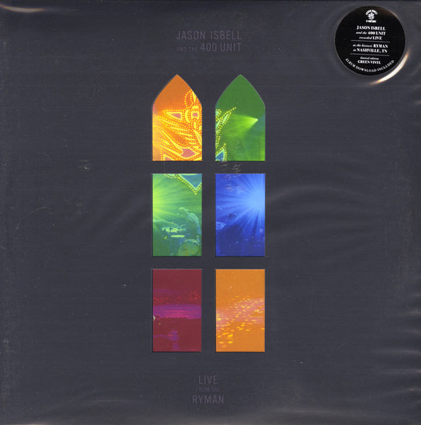Jason Isbell And The 400 Unit ‎– Live From The Ryman - New 2 LP Record 2018 Southeastern USA 180 gram Green Translucent Vinyl - Southern Rock / Country Rock - Shuga Records