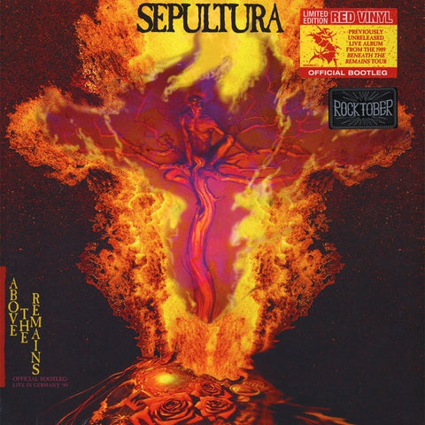 Sepultura – Above The Remains (Official Bootleg: Live In Germany '89) - New LP Record 2018 Roadracer Red Vinyl - Thrash