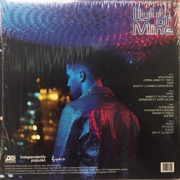 Kyle ‎– Light Of Mine - New 2 LP Record 2018 Atlantic USA Clear Vinyl & Download - Hip Hop - Shuga Records
