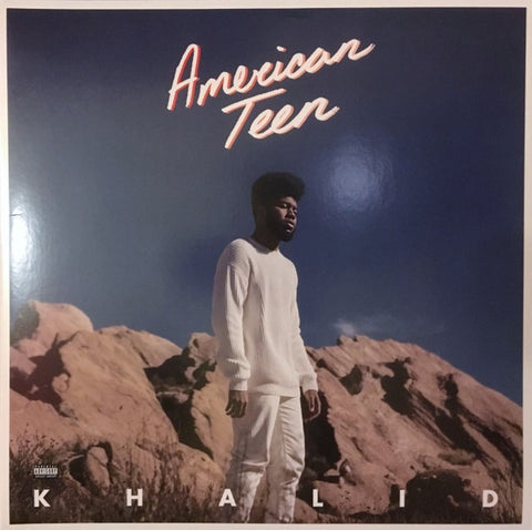 Khalid - American Teen (2017) - Mint- 2 LP Record 2018 RCA Target Exclusive Blue VInyl - Neo Soul / Funk / R&B