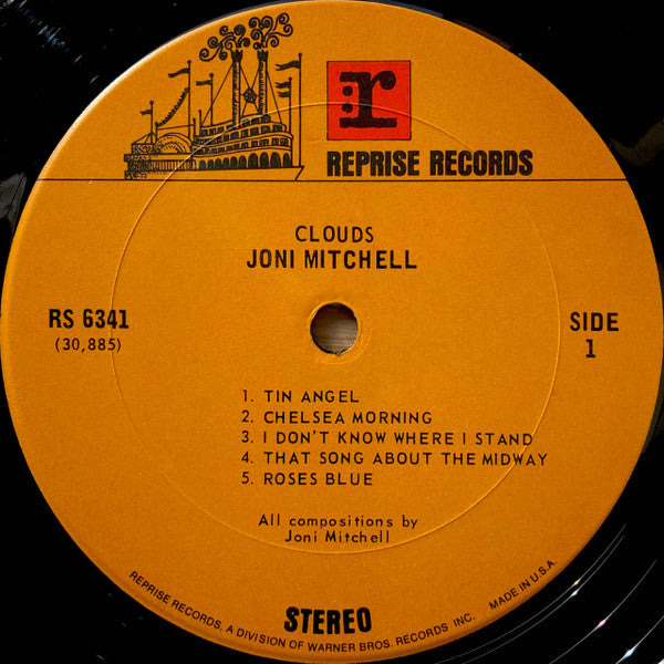 Joni Mitchell - Clouds (1969) - VG+ LP Record 1970 Reprise USA Pitman Vinyl - Soft Rock / Folk Rock - Shuga Records