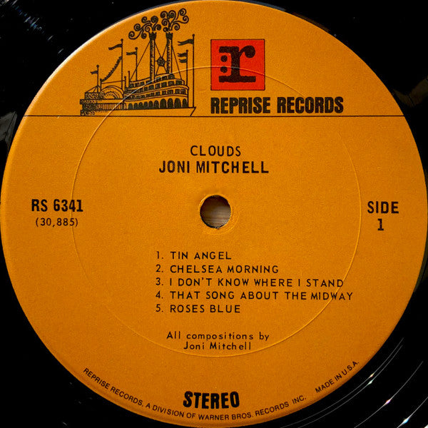 Joni Mitchell - Clouds (1969) - VG+ LP Record 1970 Reprise USA Pitman Vinyl - Soft Rock / Folk Rock