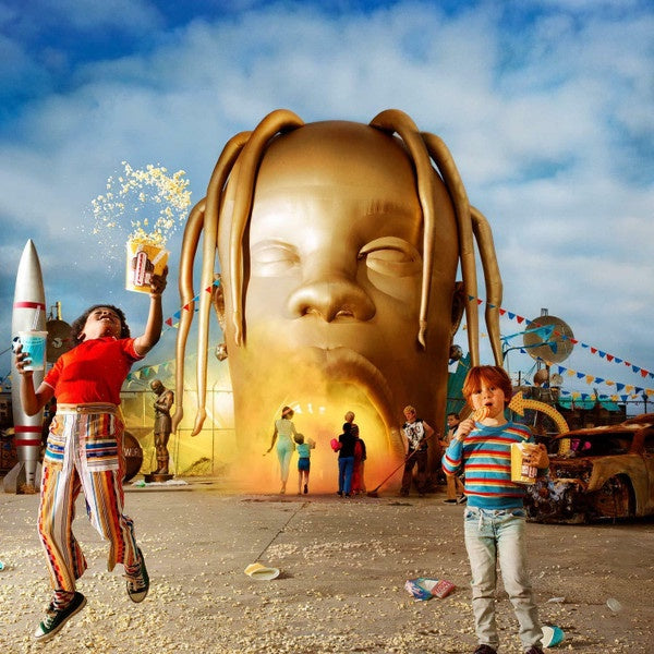 Travis Scott - Astroworld - VG+ 2 LP Record 2018 Epic Cactus Jack Purple Marble Vinyl - Hip Hop - Shuga Records