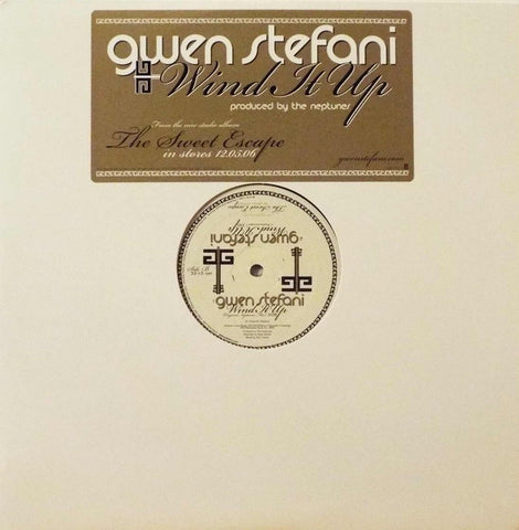 Gwen Stefani – Wind It Up - VG+ 12" Single Record 2006 Interscope USA Promo Vinyl - Dance-pop