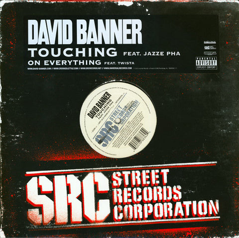 David Banner ‎– Touching / On Everything - New Vinyl 12" Single 2005 USA - Hip Hop