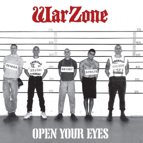 Warzone – Open Your Eyes (1988) - Mint- LP Record 2018 Grey Marble Vinyl & Booklet - Hardcore / Punk / Oi