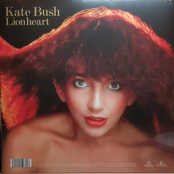Kate Bush ‎– Lionheart (1978) - New LP Record 2018 Parlophone Europe Import 180 gram Vinyl - Pop Rock / Art Rock - Shuga Records