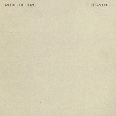 Brian Eno ‎– Music For Films (1976) - Mint- LP Record 2018 Virgin EMI Europe 180 gram Vinyl - Electronic / Ambient / Experimenta