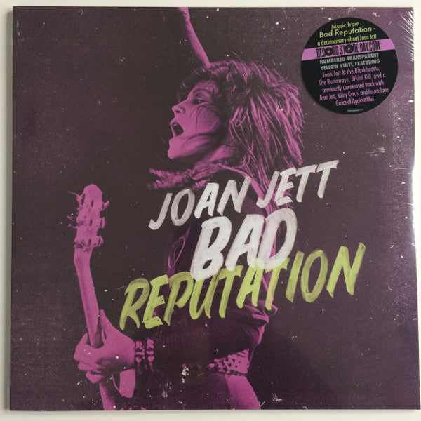 Joan Jett – Bad Reputation - New LP Record Store Day Black Friday 2018 Legacy RSD Yellow Vinyl & Numbered - Classic Rock / Punk - Shuga Records