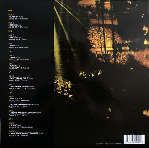 Phish - The Baker's Dozen Live At Madison Square Garden - Mint- 6 LP Record Box Set 2018 Jemp Clear Black Splatter Vinyl & Book - Psychedelic Rock / Prog Rock - Shuga Records