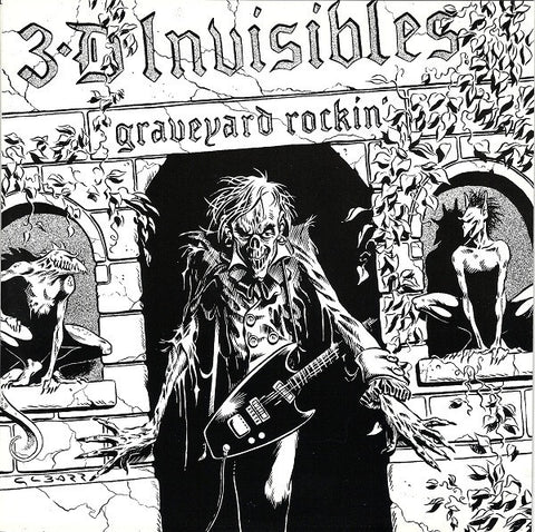 The 3-D Invisibles – Graveyard Rockin' - VG+ 7" Record 1989 Neurotic Bop USA Vinyl - Garage Rock / Punk