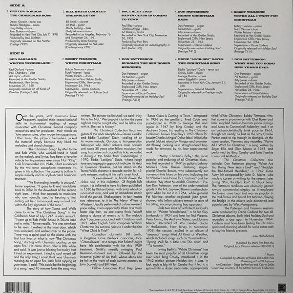 Various ‎– The Christmas Collection - New Lp Record Store Day Black Friday 2018 Craft USA RSD Red Vinyl - Holiday / Cool Jazz / Bop - Shuga Records