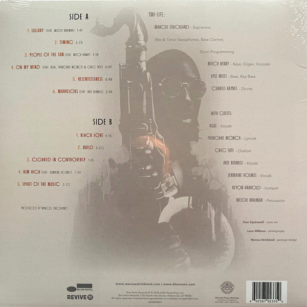 Marcus Strickland Twi-Life – People Of The Sun - New LP Record 2018 Blue Note/Revive Music USA Vinyl - Jazz - Shuga Records